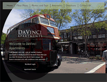 Tablet Screenshot of liveatdavinci.com